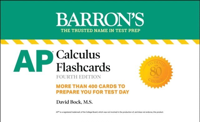 David Bock - AP Calculus Flashcards, Fourth Edition: Up-to-Date Review and Practice, E-bok