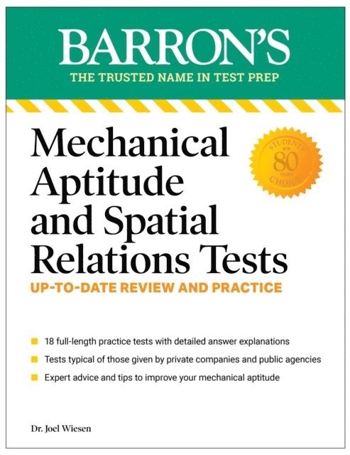 Joel Wiesen - Mechanical Aptitude and Spatial Relations Tests, Fourth Edition, E-bok