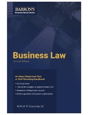 Robert W. Emerson J.D. - Business Law, Häftad