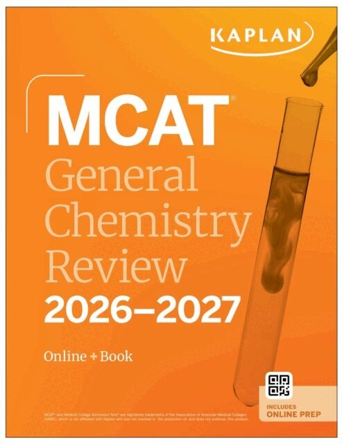 Kaplan Test Prep - MCAT General Chemistry Review 2026-2027, E-bok