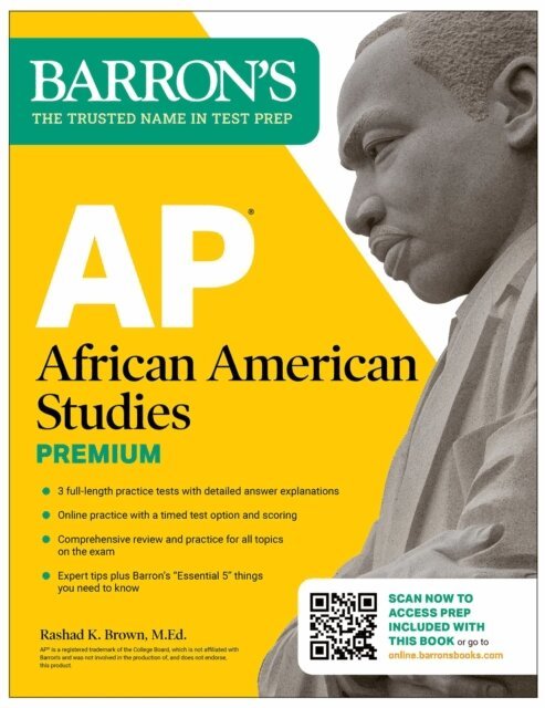 Rashad K. Brown - AP African American Studies Premium, First Edition: Prep Book with 3 Practice Tests + Comprehensive Review + Online Practice (2026), E-bok