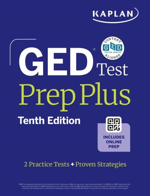 Caren Van Slyke - GED Test Prep Plus, Tenth Edition (2026): Includes a Diagnostic Pretest, 2 Full Length Practice Tests, 1000+ Practice Questions, and 60+ Online Videos, E-bok