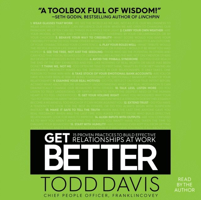 Todd Davis - Get Better, Ljudbok