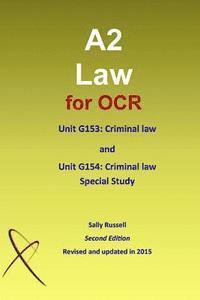 Sally Russell - A2 Law for OCR Unit G153: Criminal Law and Unit G154: Criminal Law Special Study, Häftad. Tillgänglighet: Lägg i varukorg