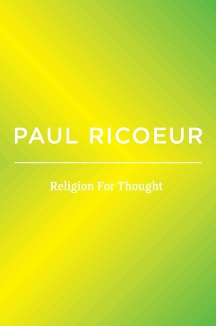 Paul Ricoeur - Religion For Thought, E-bok