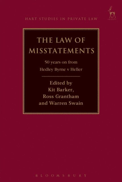 Kit Barker, Ross Grantham, Warren Swain - Law of Misstatements, E-bok