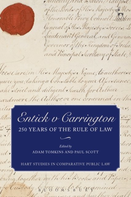 Adam Tomkins, Paul F Scott - Entick v Carrington, E-bok