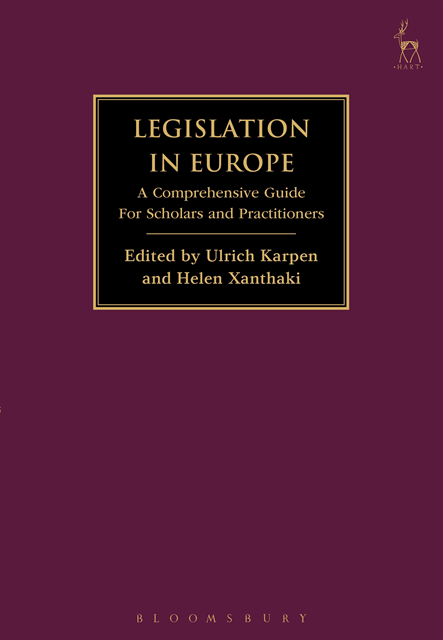 Ulrich Karpen, Helen Xanthaki - Legislation in Europe, E-bok