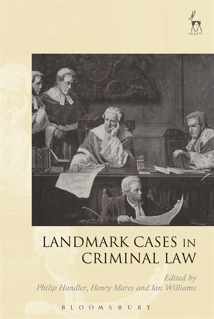 Philip Handler, Henry Mares, Ian Williams - Landmark Cases in Criminal Law, E-bok