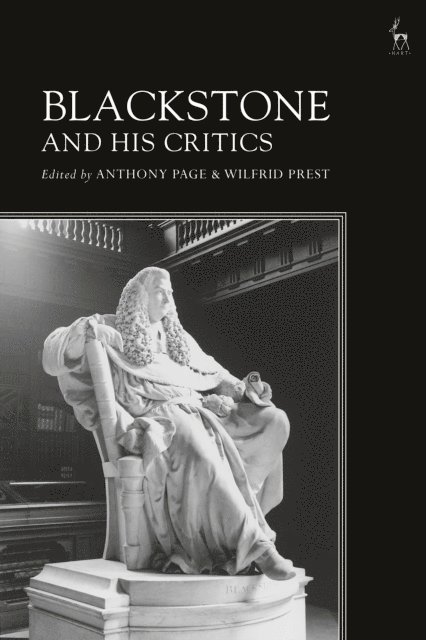 Anthony Page, Wilfrid Prest - Blackstone and His Critics, E-bok