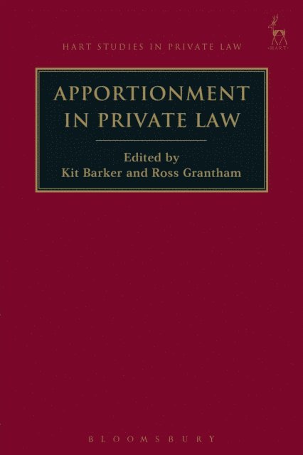 Kit Barker, Ross Grantham - Apportionment in Private Law, E-bok