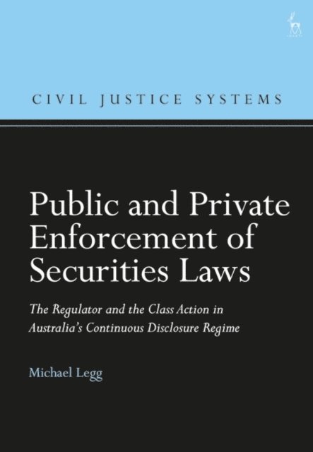 Michael Legg - Public and Private Enforcement of Securities Laws, E-bok