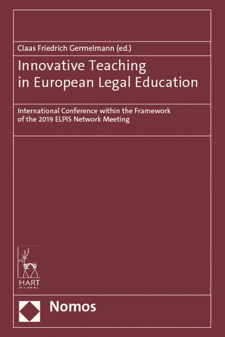 Claas Friedrich Germelmann - Innovative Teaching in European Legal Education, Inbunden