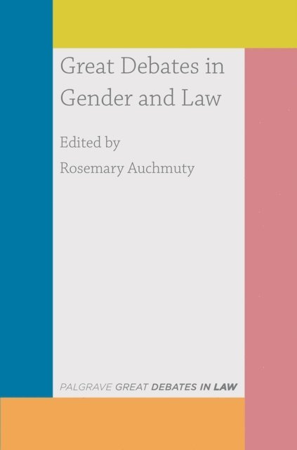 Rosemary Auchmuty - Great Debates in Gender and Law, E-bok