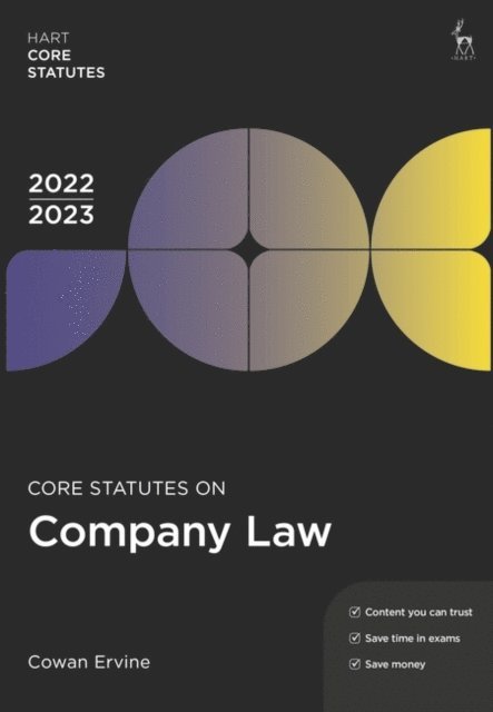Cowan Ervine - Core Statutes on Company Law 2022-23, E-bok
