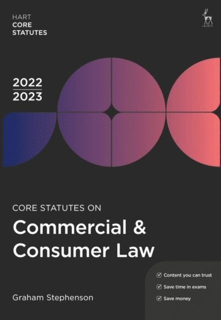 Graham Stephenson - Core Statutes on Commercial & Consumer Law 2022-23, E-bok