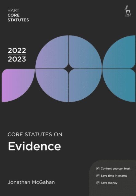 Jonathan McGahan - Core Statutes on Evidence 2022-23, E-bok