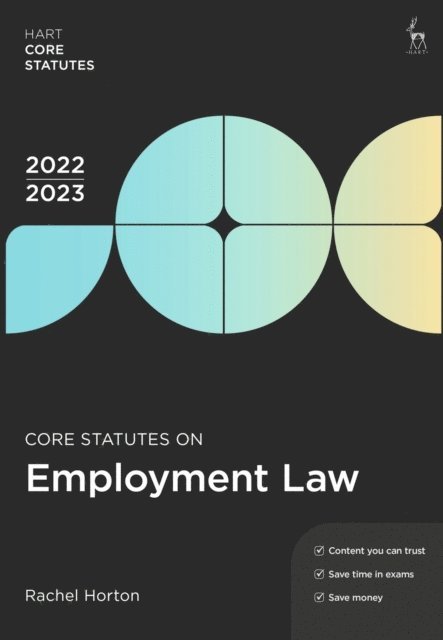 Rachel Horton - Core Statutes on Employment Law 2022-23, E-bok