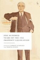 Lorren Eldridge, Martin Dixon - One Hundred Years of the 1925 Property Legislation, Inbunden. Tillgänglighet: Kommande