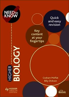 Graham Moffat, Billy Dickson - Need to Know: Higher Biology, Häftad