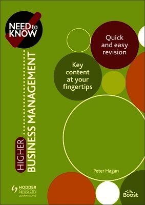 Peter Hagan - Need to Know: Higher Business Management, Häftad