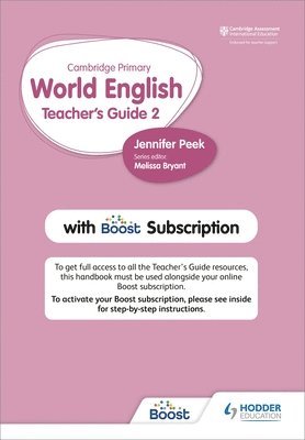 Jennifer Peek, Various - Cambridge Primary World English Teacher's Guide Stage 2 with Boost Subscription, Övrigt