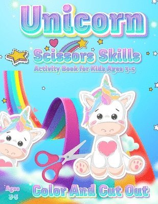 Coloring Book Happy - Unicorn Scissor Skills Activity Book for Kids Ages 3-5, Häftad. Tillgänglighet: Lägg i varukorg