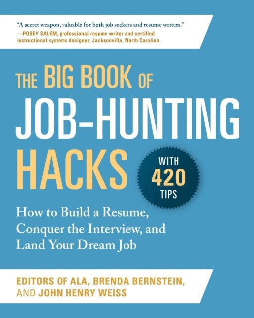 John Henry Weiss, Brenda Bernstein - Big Book of Job-Hunting Hacks, E-bok. Tillgänglighet: Lägg i varukorg