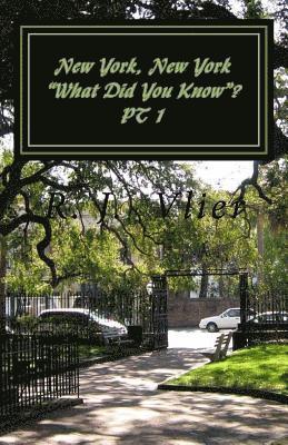 R. J. Vlier - New York, NY "What Did You Know"?: PT 1, Häftad. Tillgänglighet: Lägg i varukorg