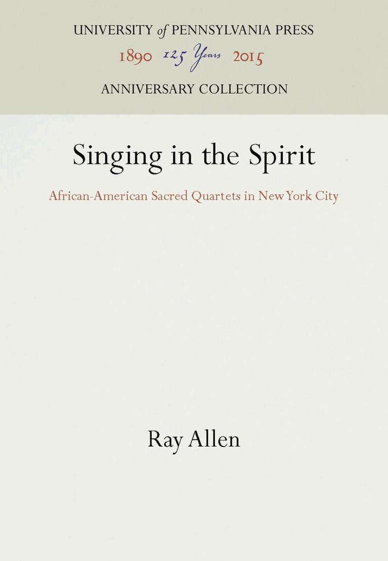 Ray Allen - Singing in the Spirit, E-bok