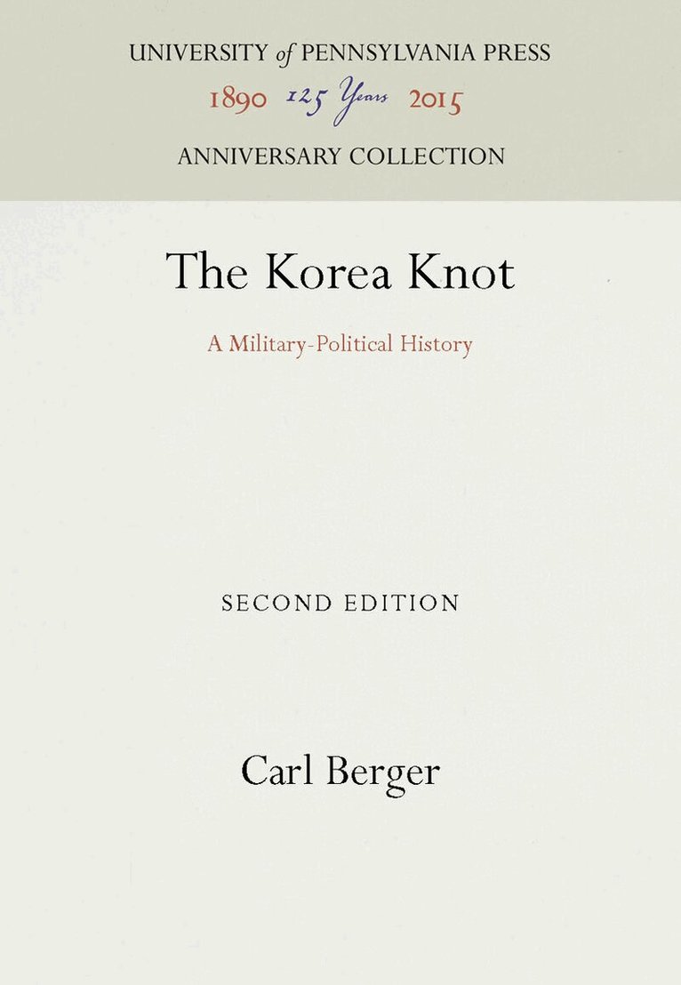 Carl Berger - Korea Knot, E-bok