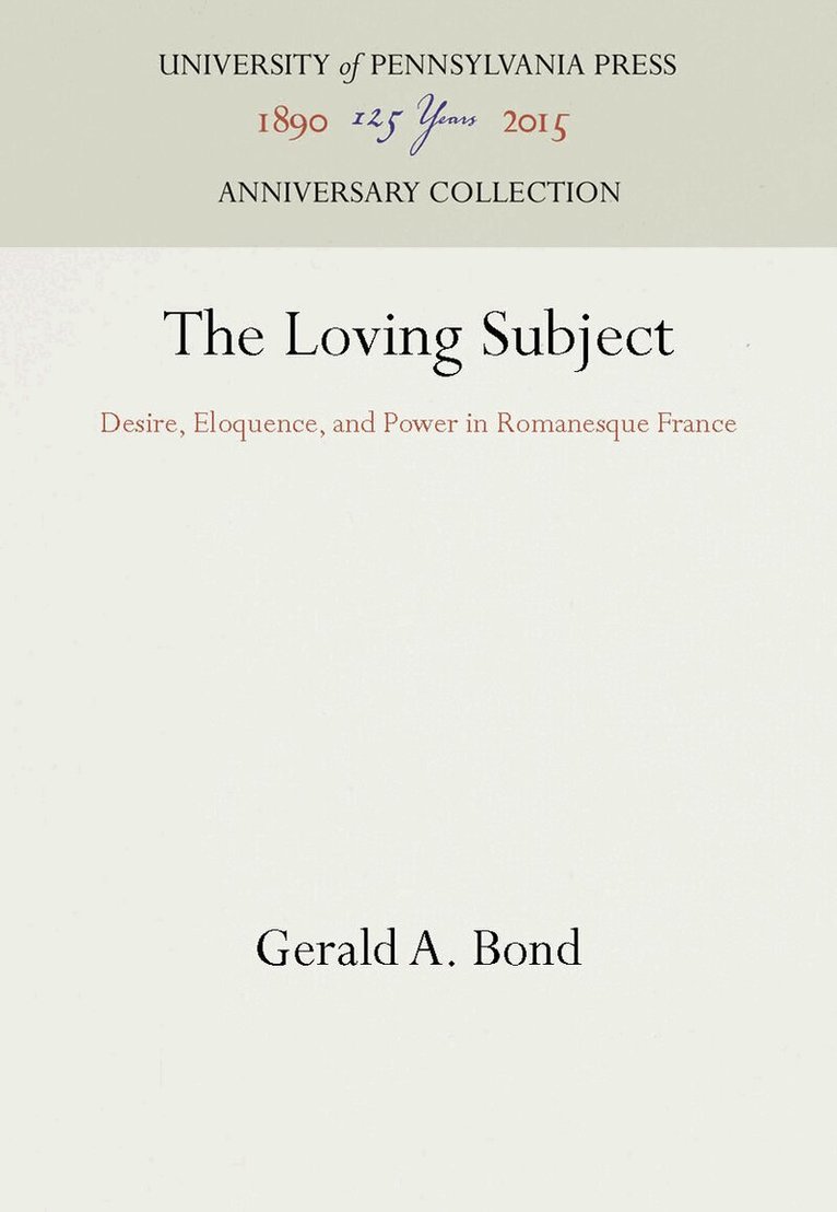 Gerald A. Bond - Loving Subject, E-bok