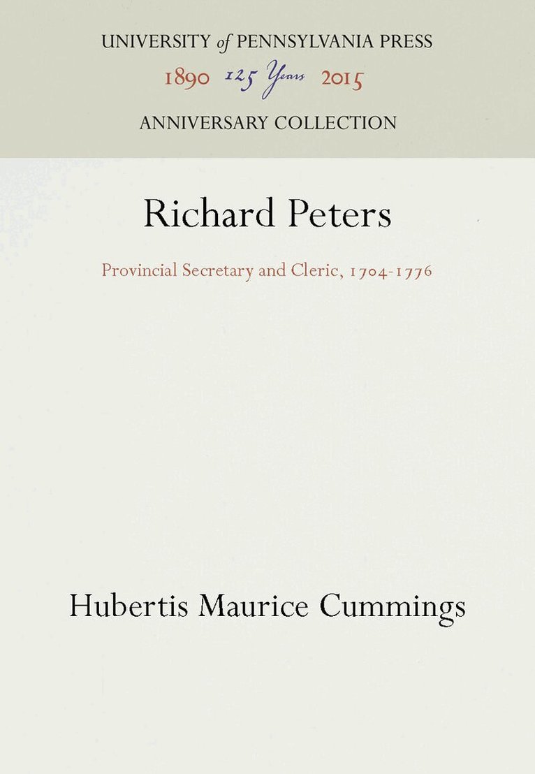 Hubertis Maurice Cummings - Richard Peters, E-bok
