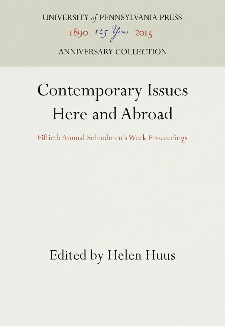 Helen Huus - Contemporary Issues Here and Abroad, E-bok