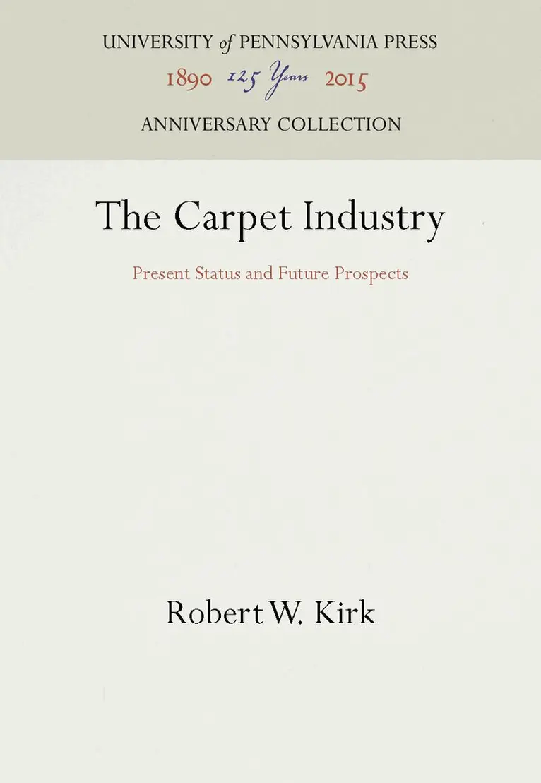 Robert W. Kirk - Carpet Industry, E-bok. Tillgänglighet: Lägg i varukorg