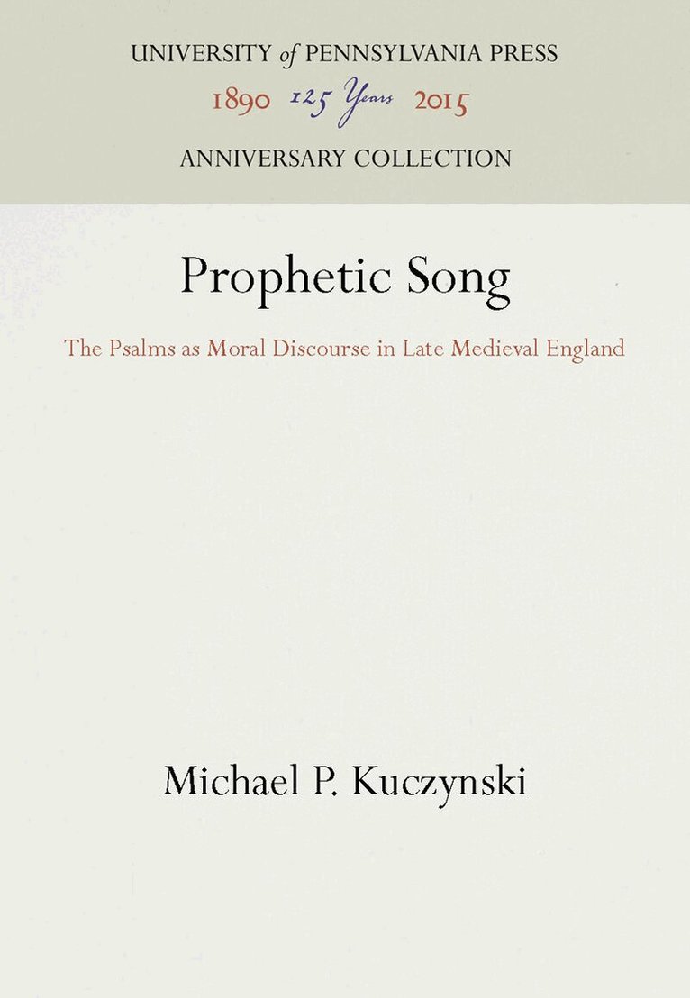 Michael P. Kuczynski - Prophetic Song, E-bok