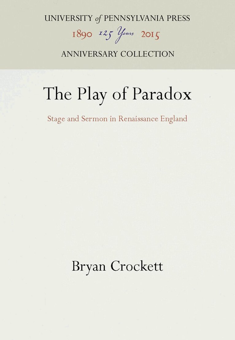 Bryan Crockett - Play of Paradox, E-bok