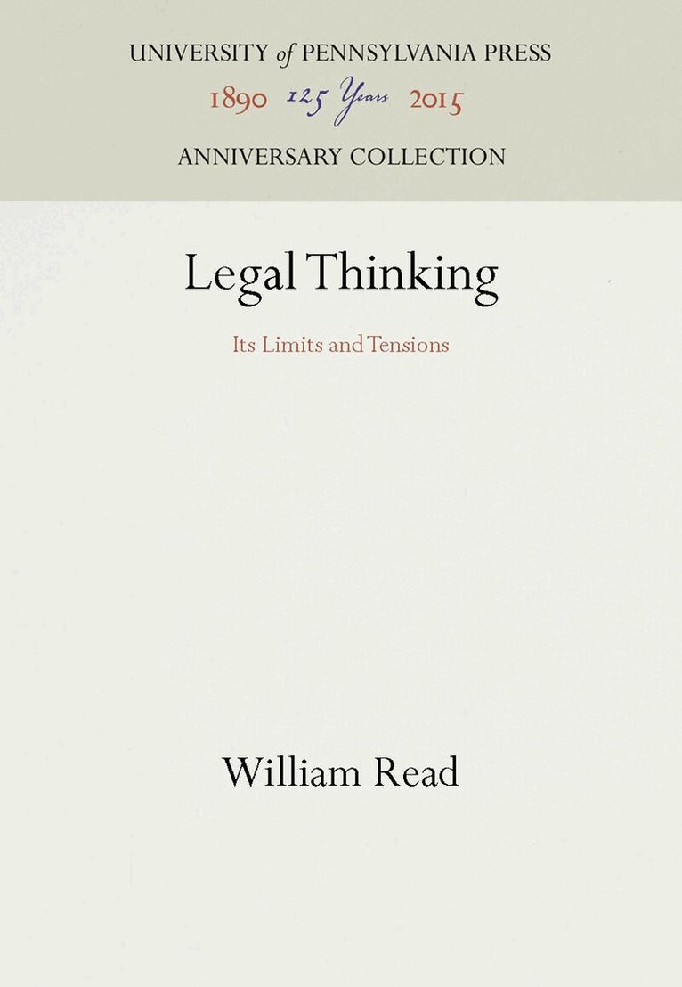 William Read - Legal Thinking, E-bok