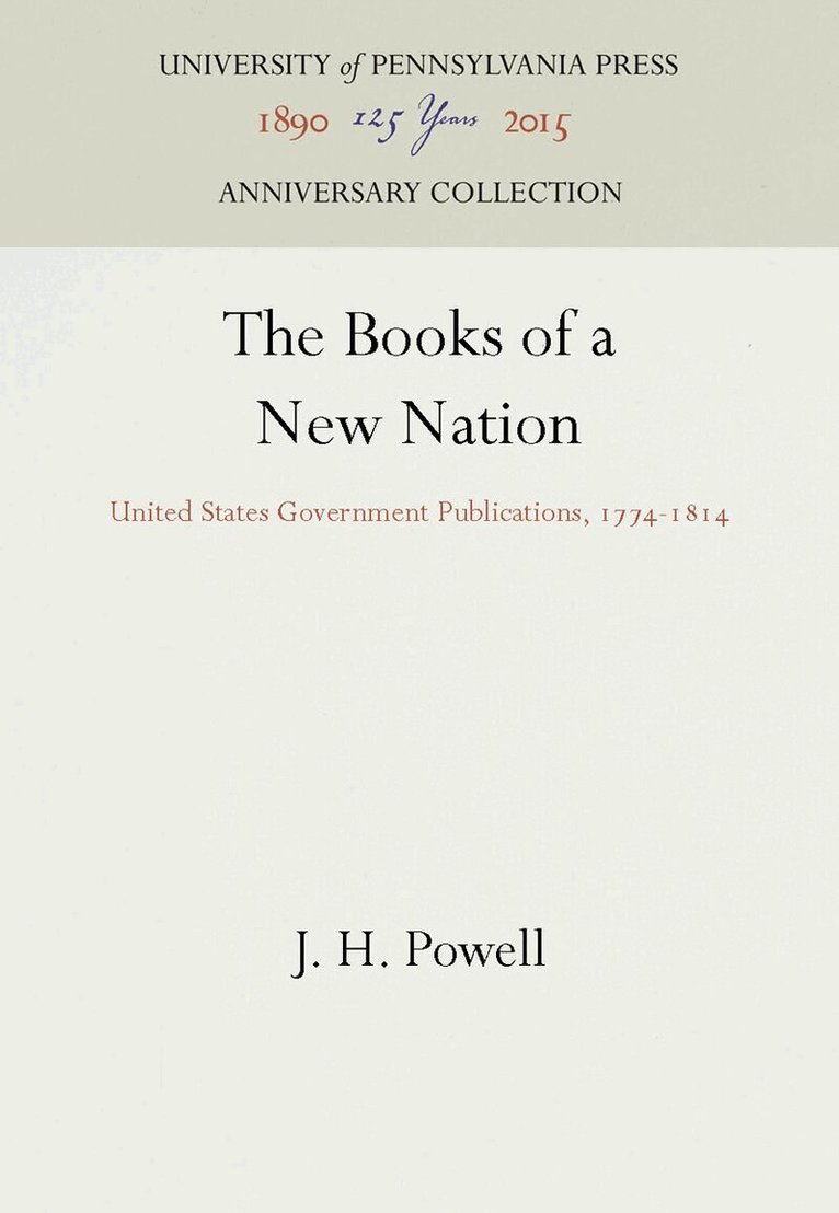 J. H. Powell - Books of a New Nation, E-bok