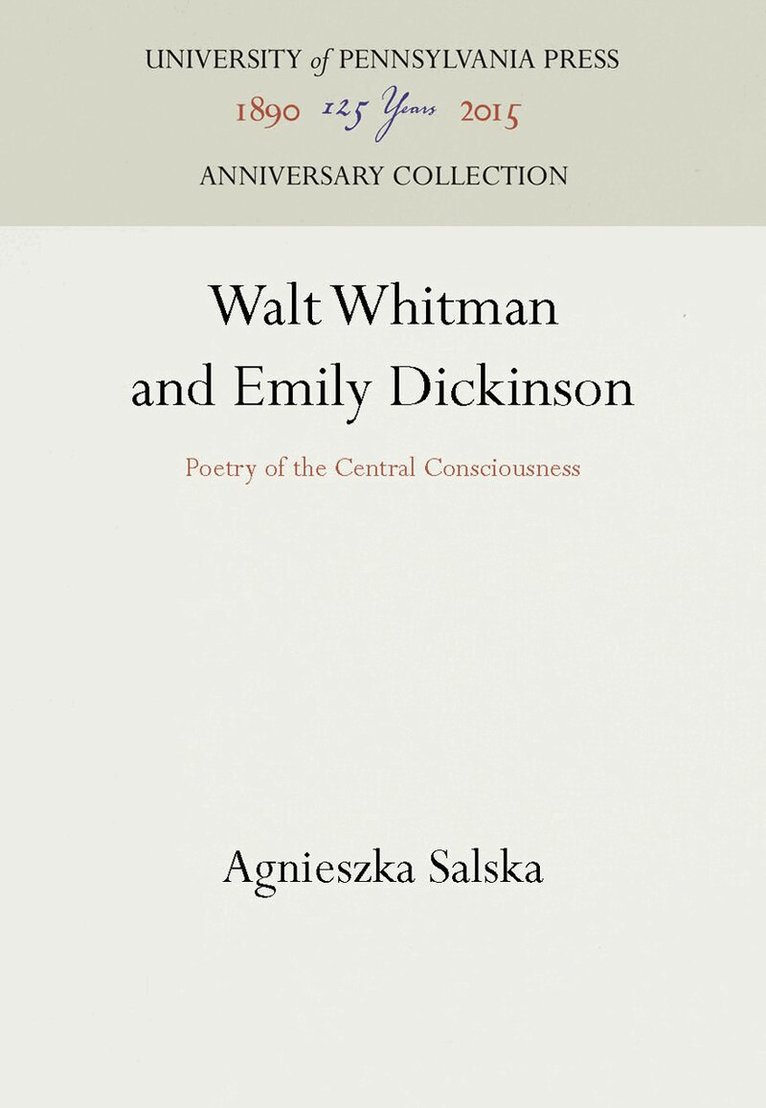 Agnieszka Salska - Walt Whitman and Emily Dickinson, E-bok