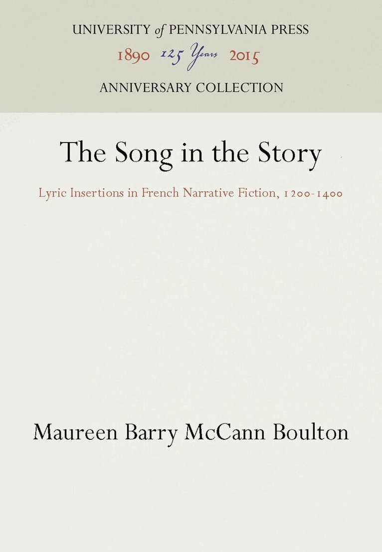 Maureen Barry McCann Boulton - Song in the Story, E-bok