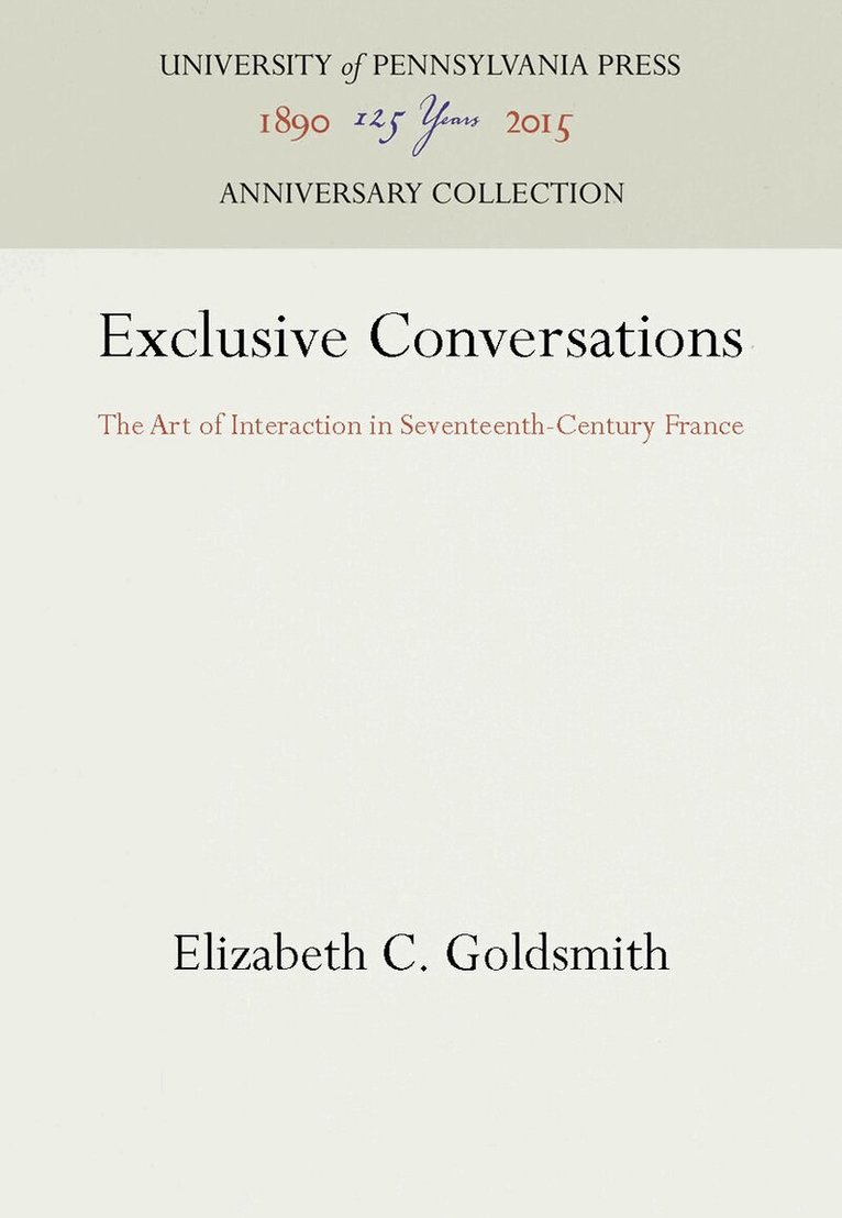 Elizabeth C. Goldsmith - Exclusive Conversations, E-bok