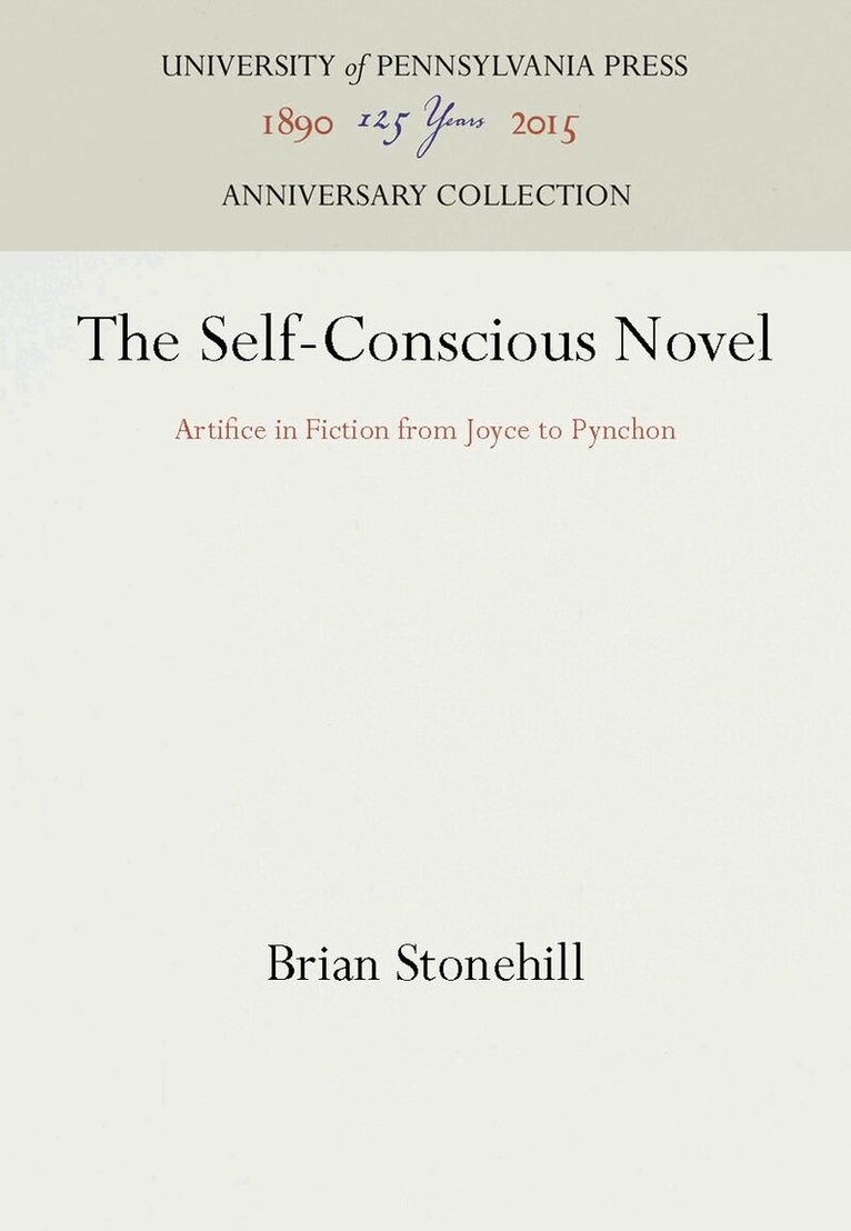 Brian Stonehill - Self-Conscious Novel, E-bok
