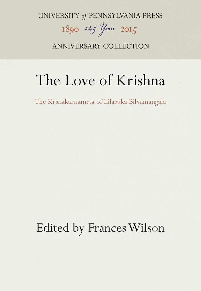 Frances Wilson - Love of Krishna, E-bok. Tillgänglighet: Lägg i varukorg