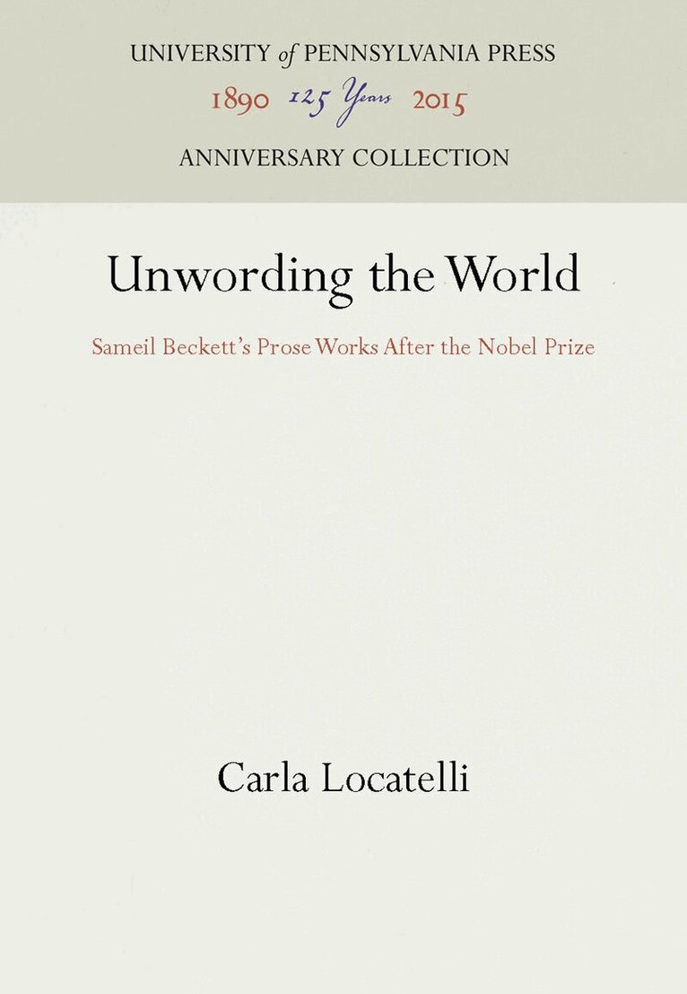 Carla Locatelli - Unwording the World, E-bok