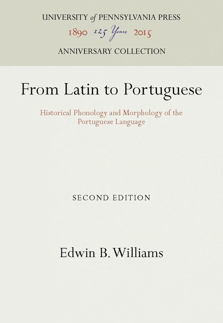 Edwin B. Williams - From Latin to Portuguese, E-bok