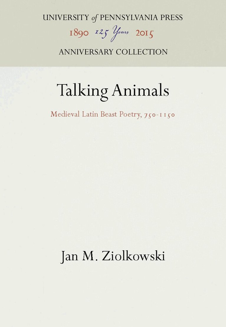 Jan M. Ziolkowski - Talking Animals, E-bok