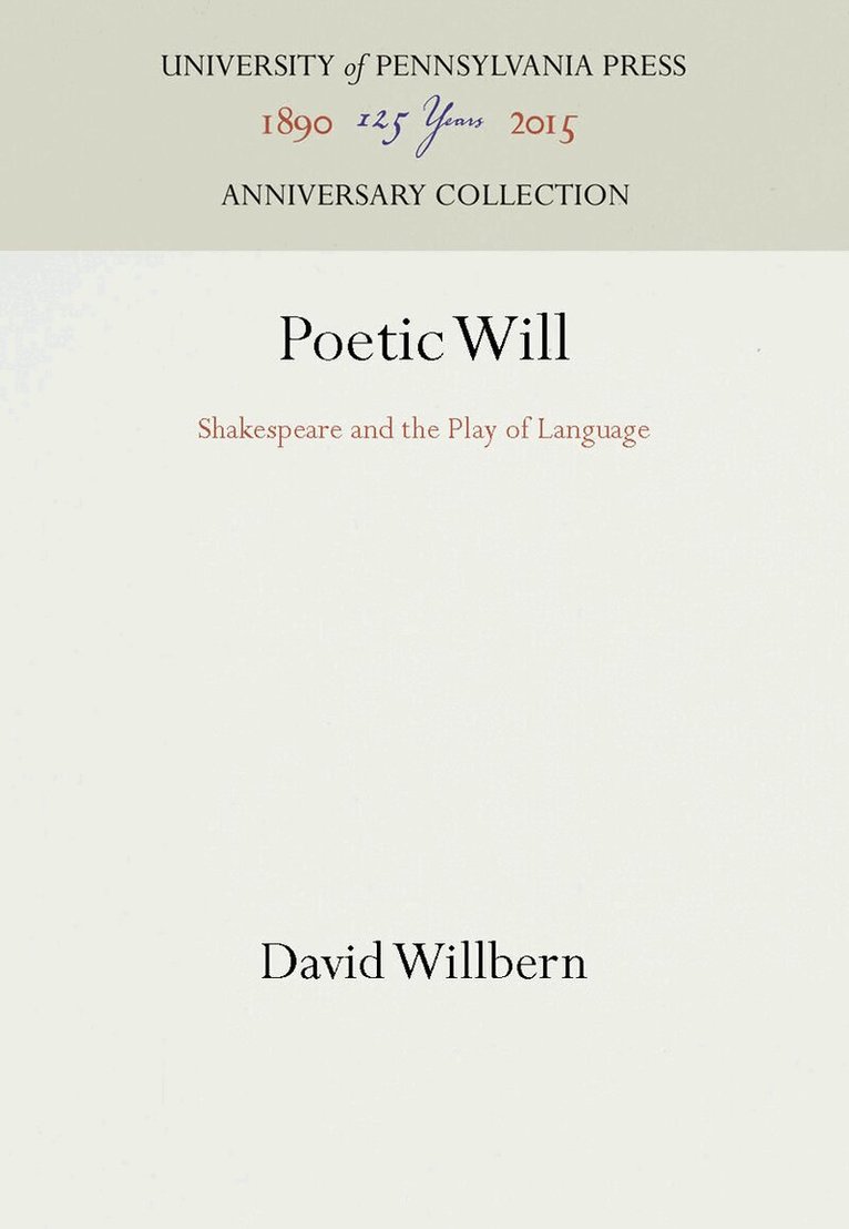 David Willbern - Poetic Will, E-bok