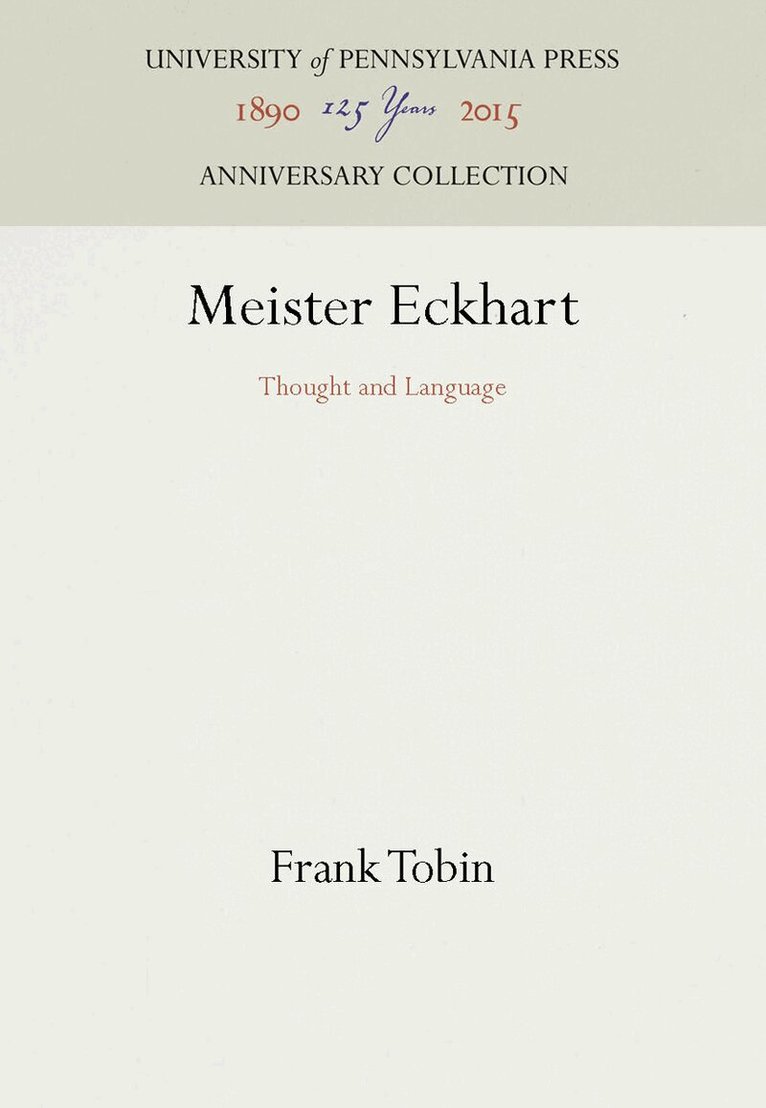 Frank Tobin - Meister Eckhart, E-bok