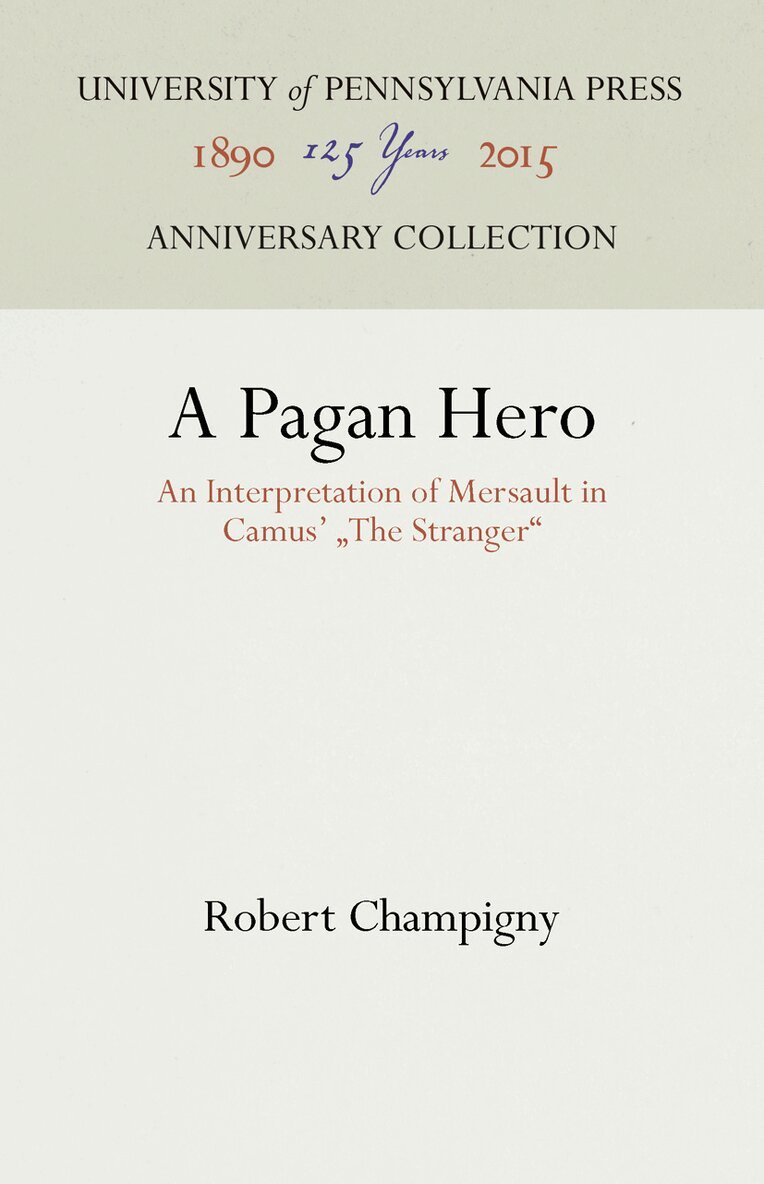 Robert Champigny - Pagan Hero, E-bok